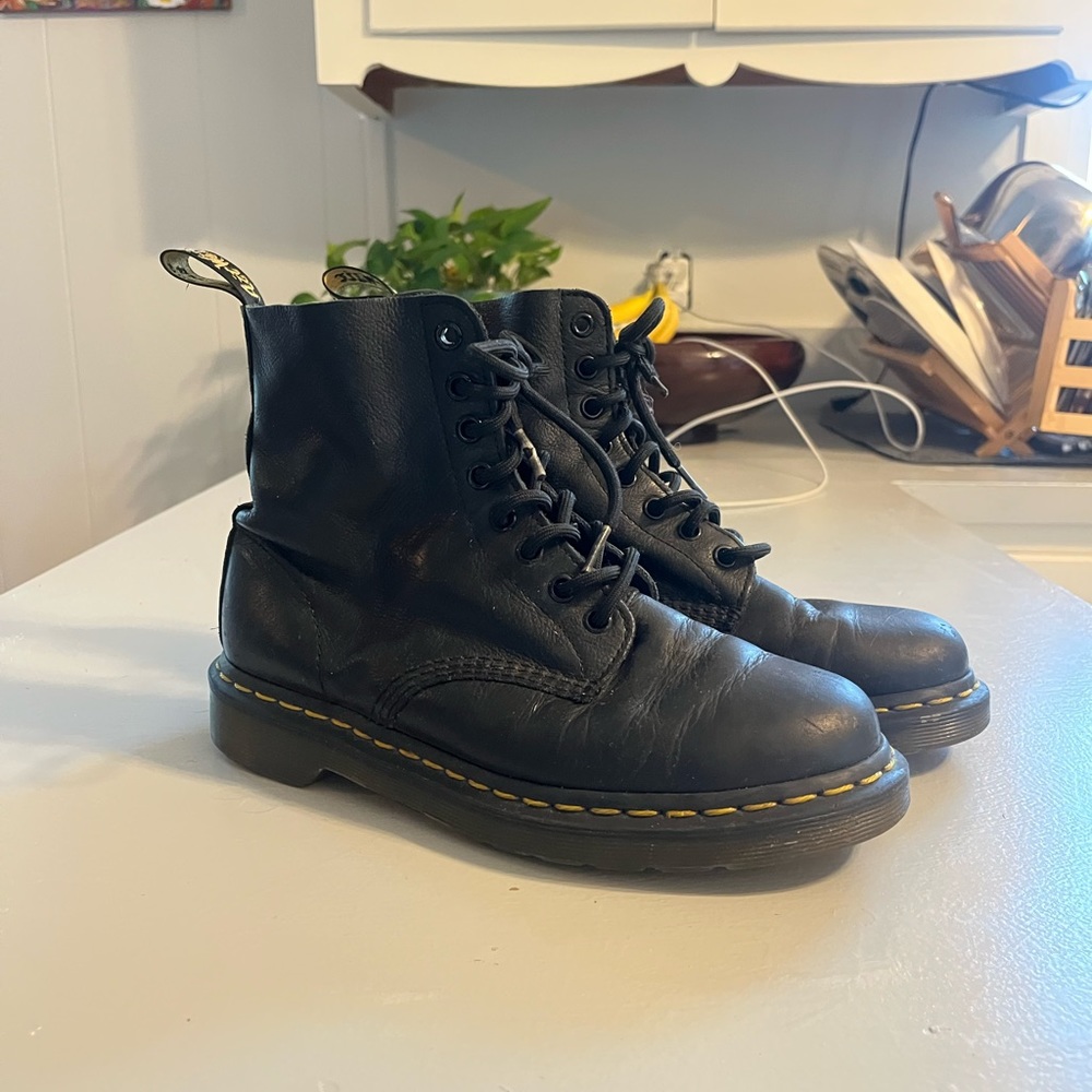 Dr. Martens size 7/38 black leather boots